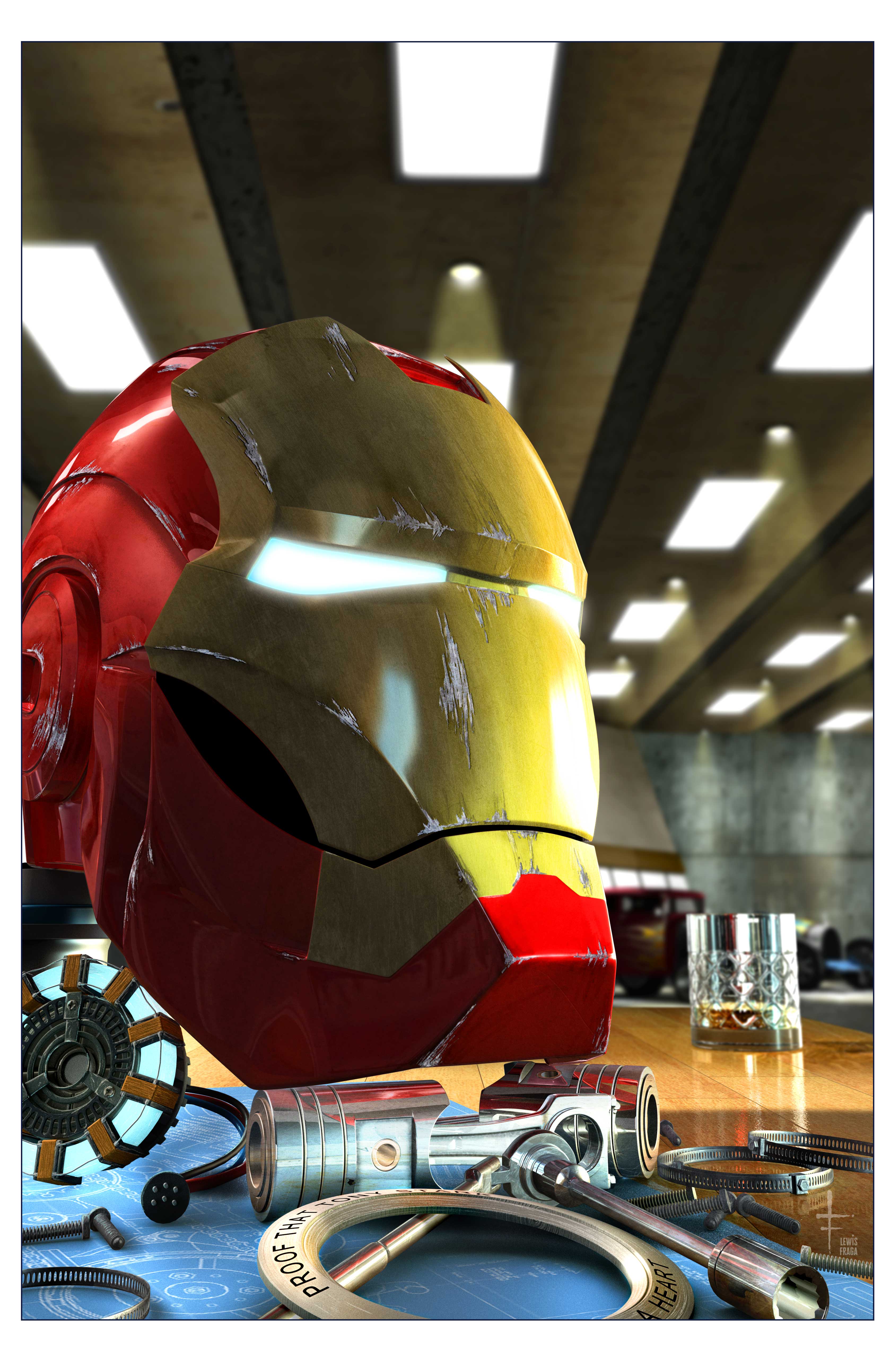 Poster: Helmet Series - Iron Man's